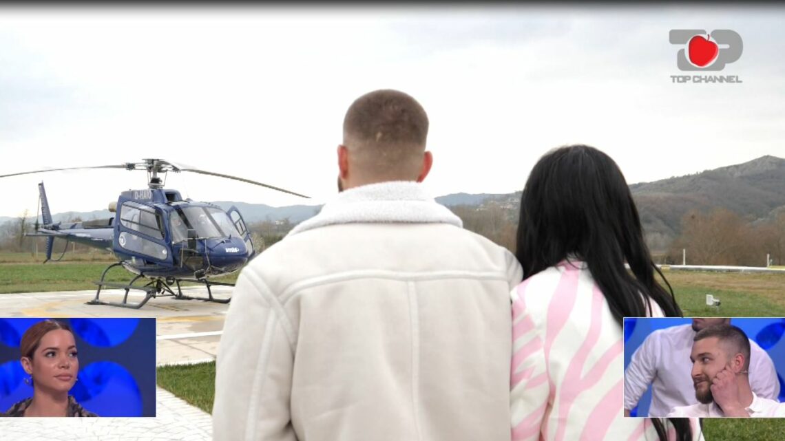 Princi e hipën Jasminën në helikopter, vajza në dilemë për Andin