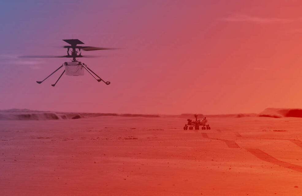 Helikopteri inteligjent i  NASA-s në planetin Mars, kryen fluturimin e parë historik