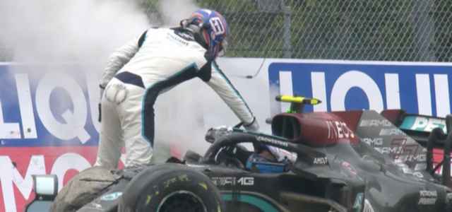 Aksident në Formula 1, përplasje e tmerrshme mes Bottas dhe Russell (video)