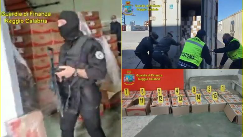 (Video) Kokaina nga Brazili, Guardia nxjerr pamjet e operacionit