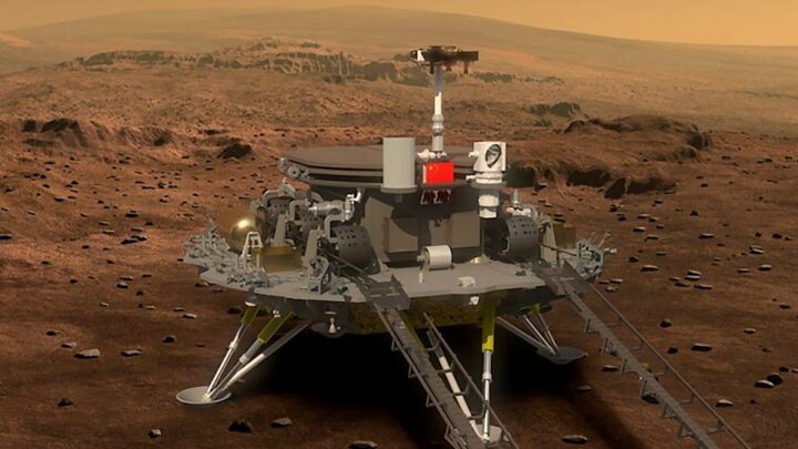 Edhe Kina ul një anije kozmike në planetin e kuq të Marsit
