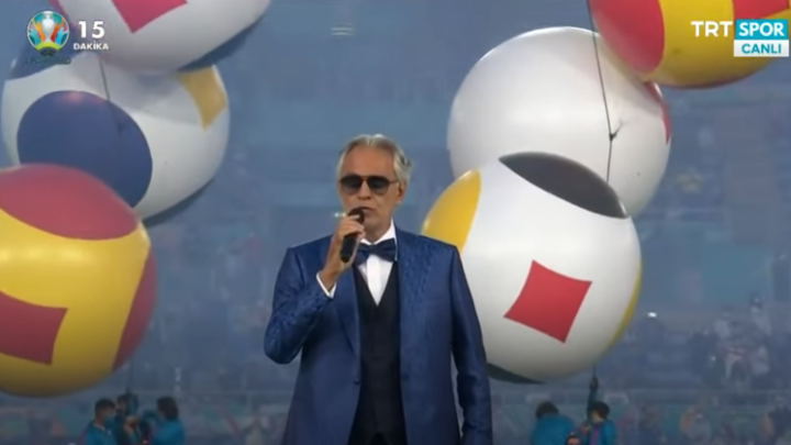 (Video)Andrea Bocelli, Bono dhe The Edge dhurojnë spektakël në hapjen e “Euro 2020”