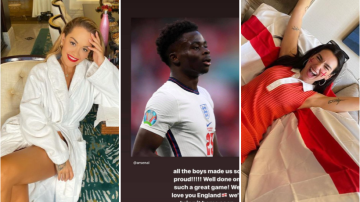 Dua Lipa ngushëllon Saka, Rita Ora edhe pas humbjes krenare për Anglinë