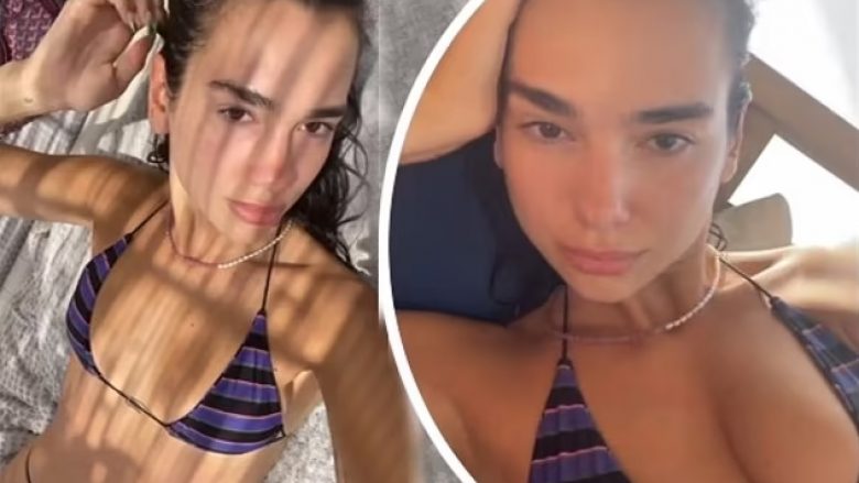 (VIDEO) Dua Lipa ndan me fansat imazhe joshëse nga pushimet në Shqipëri