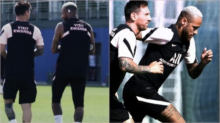 Përsëri bashkë, Messi dhe Neymar të pandashëm në stërvitje te PSG (VIDEO)