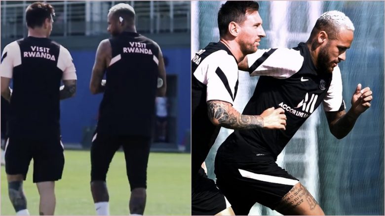 Përsëri bashkë, Messi dhe Neymar të pandashëm në stërvitje te PSG (VIDEO)