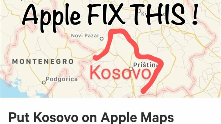 Apple njeh pavarësinë e Kosovës, e fut në sistemin e operimit në hartë