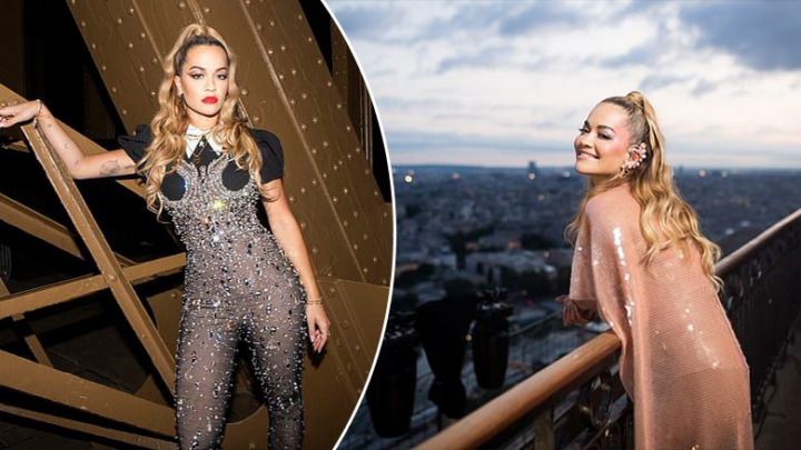 Rita Ora mban koncert recital në majë të Kullës Eiffel