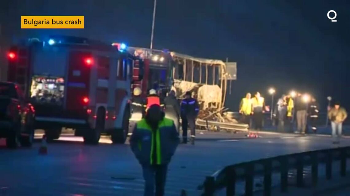 (VIDEO) Pamje të autobusit që u mori jetën 46 shqiptarëve në Bullgari