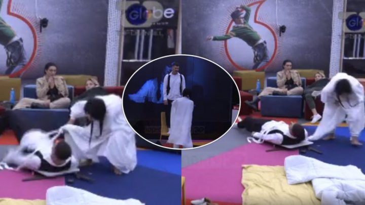 Donaldi “14 vjeç dhëndër” thyen tavolinën gjatë realizimit të skenave të filmit në Big Brother VIP