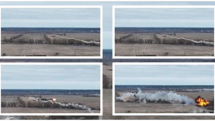 (VIDEO) Momenti kur helikopteri luftarak i ushtrisë ruse goditet nga raketa ukrainase