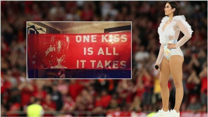 “One Kiss” i Dua Lipës/ Si u bë hiti i shqiptares një himn i tifozëve të Liverpool në Anfield