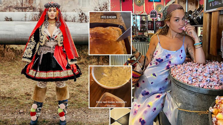 Me vallen e Rugovës, Rita Ora gatuan piten e famshme tradicionale dhe taratori 