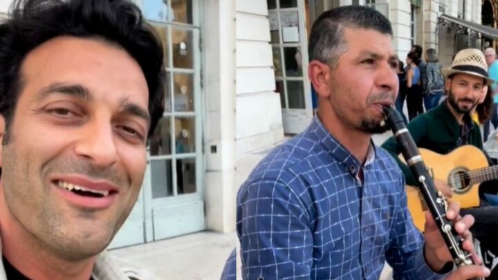 (VIDEO) Tenori Ramë Lahaj këndon me dy shqiptarë që luajnë muzikë në rrugët e Francës, që i takon rastësisht