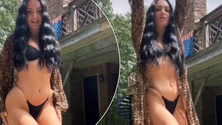 “Le le”, Samanta Karavella publikon video duke vallëzuar në bikini