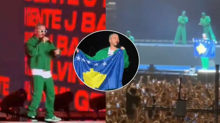 (VIDEO) Miku i Dua Lipës nga Kolumbia “mëson” shqipen/ J Balvin del në skenë me flamurin e Kosovës dhe thërret “Të dua”