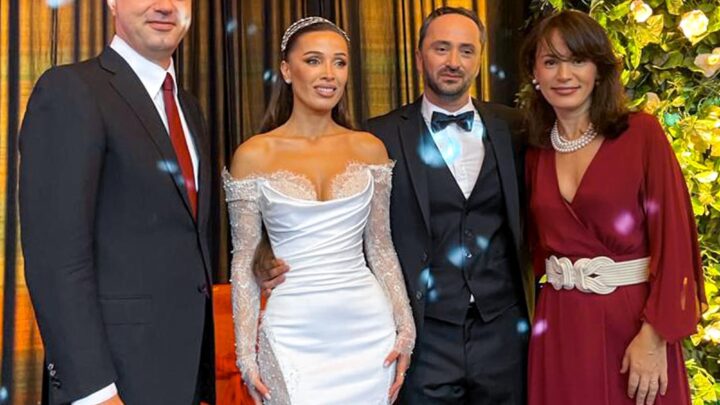 Basha dhe Haradinaj, “e djegin” në dasmën e djalit të këngëtares Shkurte Fejzës
