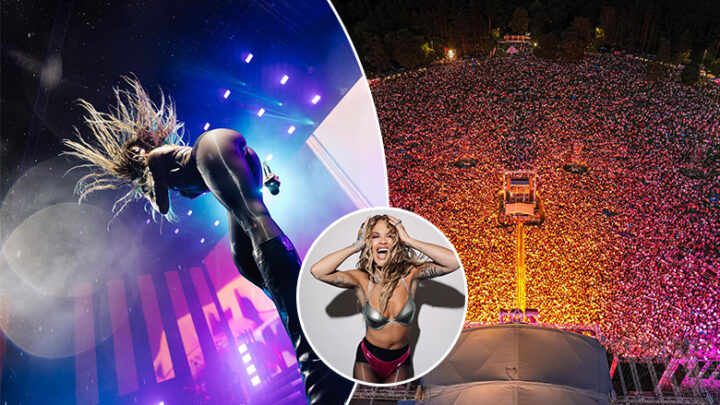 Rita Ora me paraqitje mbresëlënëse para 50 mijë fansave në Lituani