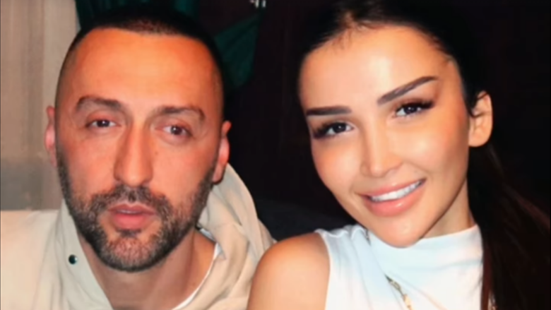 G Bani provokon, publikon fotografi me Xhenetën