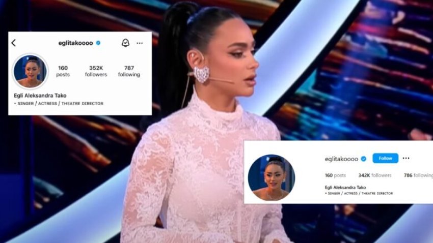 Eglit i ra audienca në rrjete sociale, vjen një reagim në llogarinë e saj