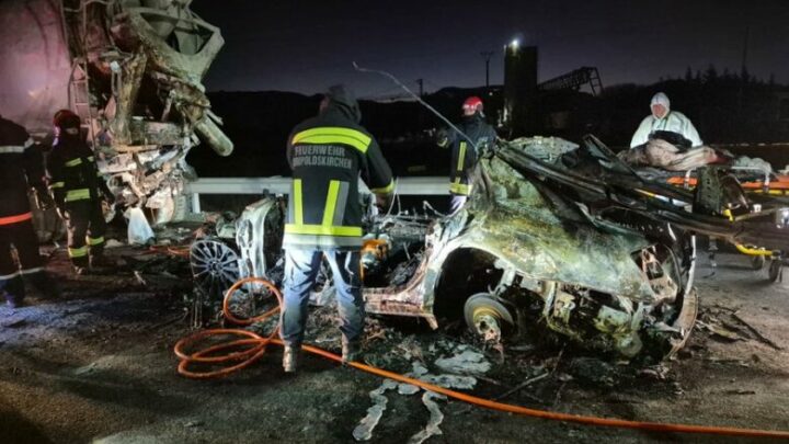 Aksident i rëndë në Fushë-Prezë, katër të rinj digjen brenda makinës, që u përplas me një betoniere