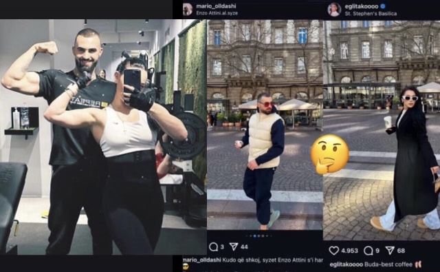 Në një lidhje me instruktorin e palestrës? Reagon Mario, kunja për Egli Takon