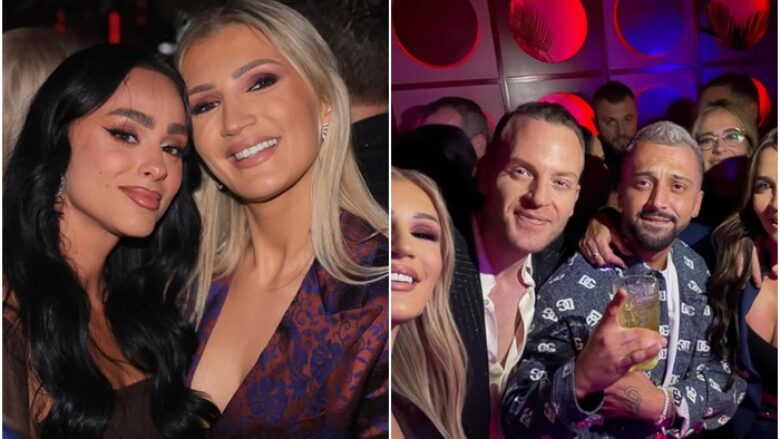 Sara Hoxha publikon fotografi krah Gjestit dhe Eglit