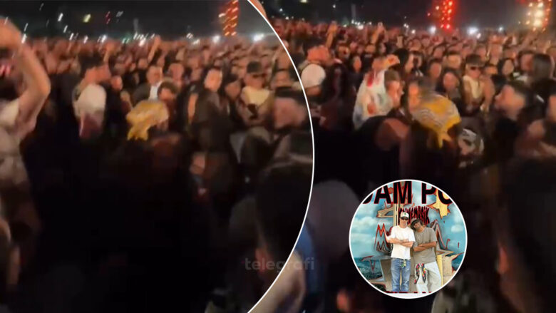 Përleshje mes vajzave para skenës në koncertin e Keinemusik në Tiranë