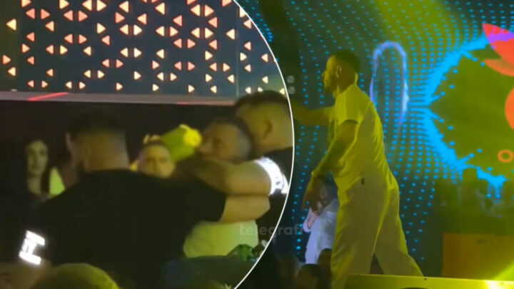 Plas sherri tek “Orange club”, reperi Stresi përplaset me një person nga publiku gjatë koncertit