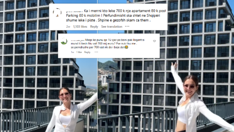 Bleu shtëpi në Tiranë, ndjekësit ‘shpërthejnë’ ndaj Françeska Muratit: Ku i more 700 mijë euro?