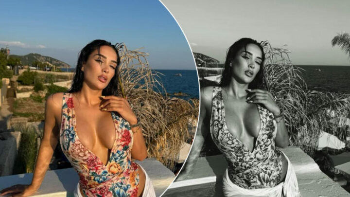 Ish-banorja e Big Brother sjell lule shumëngjyrëshe buzë detit