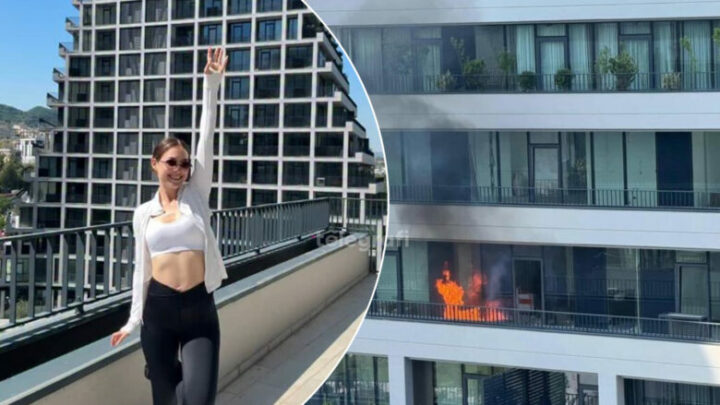 Apartamenti luksoz i Françeska Muratit përfshihet nga flakët në Tiranë