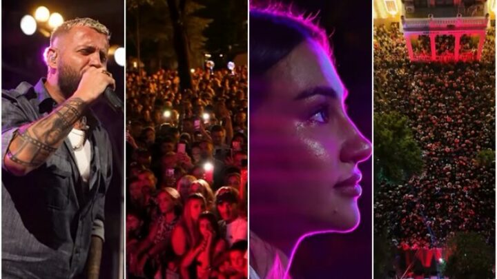 Kiara Tito nuk mban lotët në koncertin e Luiz Ejllit në Shkodër