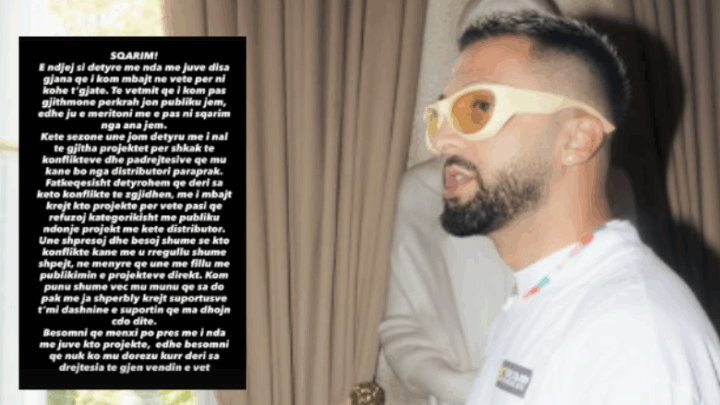 Gjesti tregon për konfliktin me distributorin: Padrejtësia po më pengon..