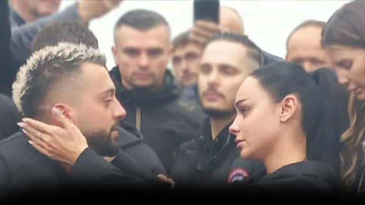 Egli Tako, Luiz Ejlli dhe ish banorë të tjerë të BBVA, në varrimin e vëllait të Gjestit