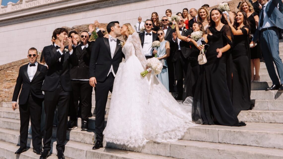 “Me bekimin e Papës…”/ Genar Topalli martohet në Romë me Cindy-n