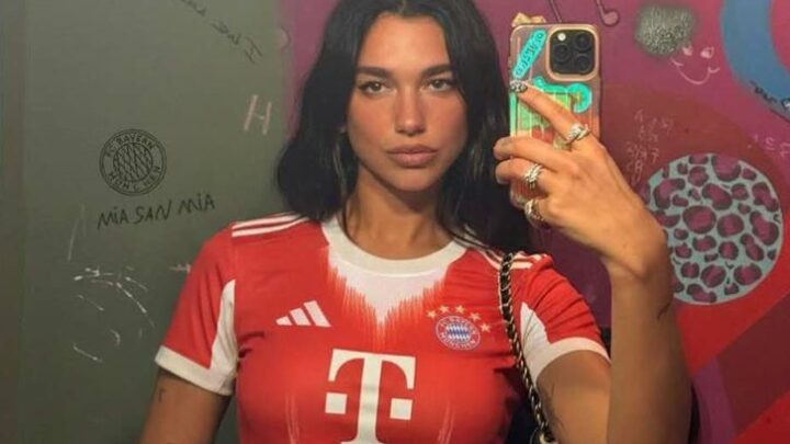 Dua Lipa vishet me të kuqe, bëhet tifoze me Bayern Munchen!