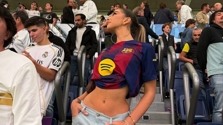 Miss Shqipëria mori vëmendjen e publikut në ”Santiago Bernabeu”