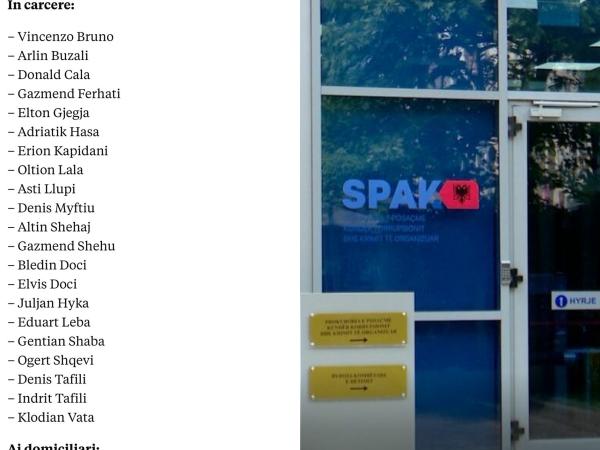 Media italiane: Ja lista me 24 emrat, pjesë e klanit shqiptar të trafikut të kokainës, mes tyre Visi i Pojës