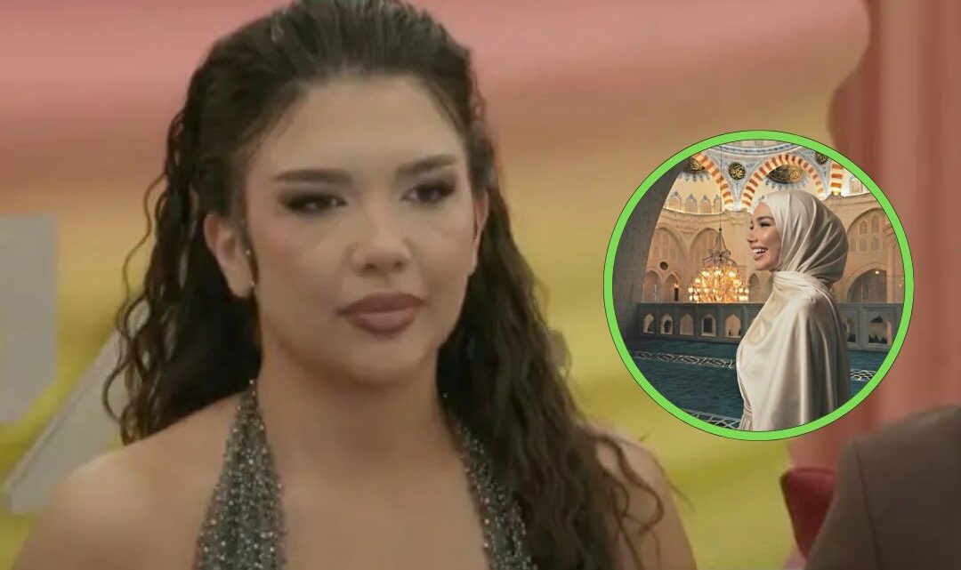 Alba Pollozhani shfaqet me shami dhe uron besimtarët