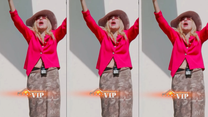 Surprizë nga vajzat e saj me dron, Moza Ahmeti shpërthen në lot